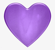 a purple heart with a white background is empty