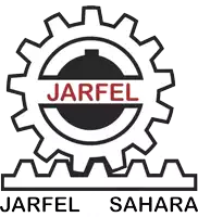 jarfel sahara logo with a gear in the center