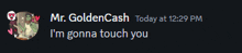 a screenshot of a mr. goldencash today at 12:29 pm