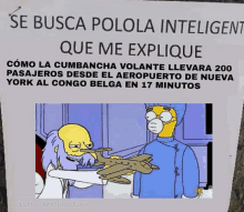 a poster that says " se busca polola inteligent que me explique "