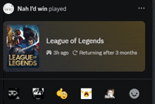 league of legends is being played by a person