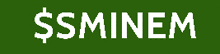 a green background with the word $sminem in white