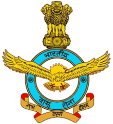 the emblem of the indian air force has a lion on top of it