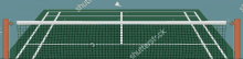 an illustration of a tennis court with the words shutterstock visible