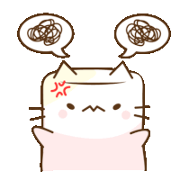 a drawing of a cat with a speech bubble that says " j " on it