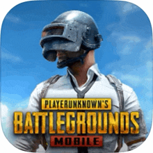 an icon for playerunknown 's battlegrounds mobile with a man in a helmet