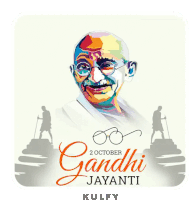 a poster for gandhi jayanti on october 2