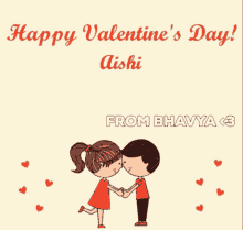 happy valentine 's day aishi from bhavya