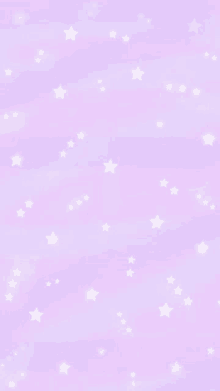 there are white stars on a purple background .