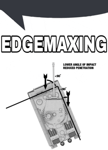 a drawing of a tank and the words edgemaxing