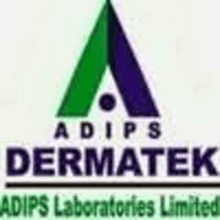 a logo for a company called adips dermatek .