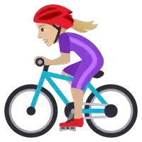 Biking Joypixels Sticker