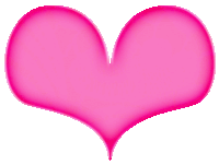 a pink heart on a white background that is very large