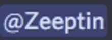 a blurry image of the word zeeptin on a blue background