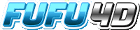 a blue and black logo for fufu hd