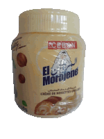 a jar of el morajene creme de noisettes grillies