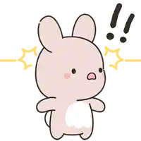 Pink Rabbit Sticker