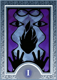 a tarot card with the number i on the bottom