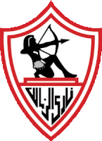 a white and red shield with a silhouette of a man with a bow and arrow