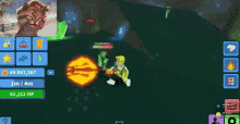 a screenshot of a video game with a cat and a bunch of colorful lights .
