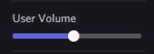 a screenshot of a user volume bar with a percentage of 94 % .