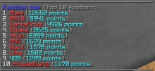 a list of top 10 factions in minecraft