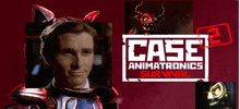 a poster for case animatronics survival with a man in a cat headband