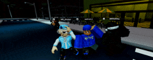 a screenshot of a video game shows a boy wearing a blue jacket with the letters hwz on it