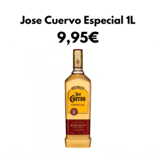 a bottle of jose cuervo especial 1l is on a white background