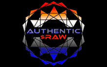 a logo that says authentic $raw on it