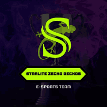 a logo for starlite zecko geckos e-sports team