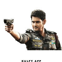 a man in a military uniform has the name ajay krishna on his sleeve