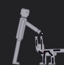 a pixel art of a person walking a dog