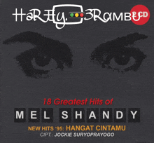 a cd cover with mel shandy 's 18 greatest hits