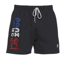 a pair of black shorts that say ' yes telo sport '