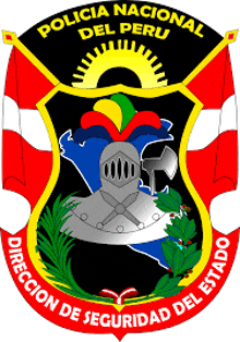 a logo for policia nacional del peru shows a knight