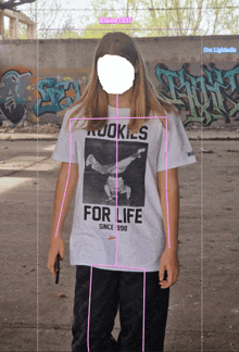 a girl is wearing a shirt that says for life since 1998