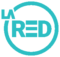 a logo for la red in a circle