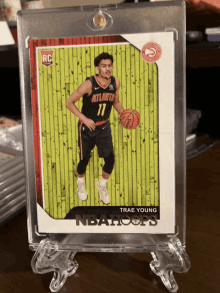 a basketball card that says nbahoops on the bottom