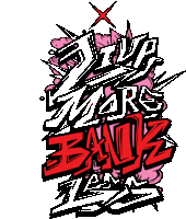 a white background with red and black graffiti that says " jive more bauz "