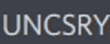 a blurry image of the word uncsry on a black background