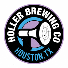 a logo for holler brewing co. houston tx