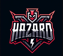 a logo that says hazard with a lightning bolt on it