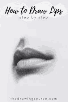 how to draw lips step by step - the drawingsource.com