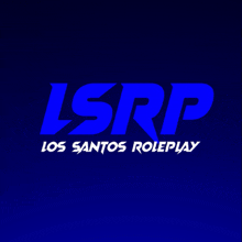 a blue logo that says lsrp los santos roleplay on it