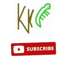 a drawing of a green lizard next to a subscribe button