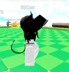 a screenshot of a video game with the word blitzer on the bottom