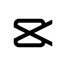 a black x on a white background with a diagonal line