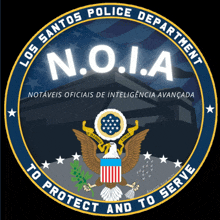 a logo for the los santos police department n.o.i.a