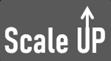 the word scale up with an arrow pointing up